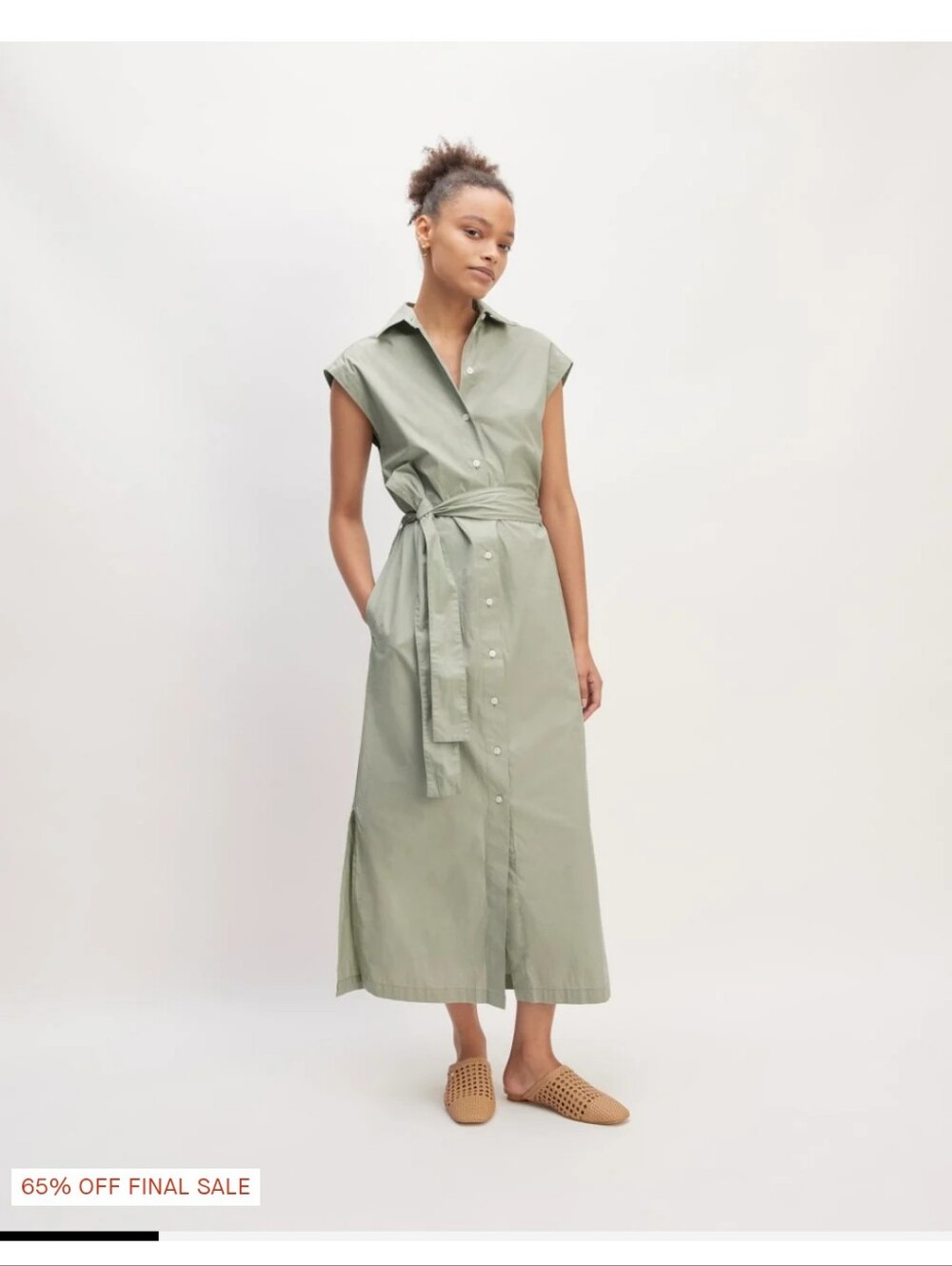 Everlane The Supima® Cotton Short-Sleeve Shirt Dress